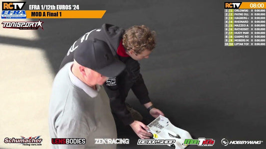 Catch up on the the 1/12th Mod A Finals action from last weekend's European Championships in Sicily! The drama extended to long after the checkered flag waved!