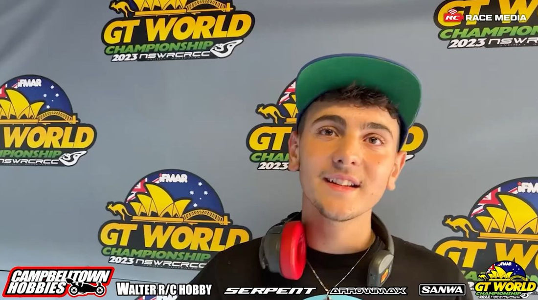 Young hotshot Andrea Catanzani has his 3 second slap on the wrist reversed which plays nicely into EFRA 1/10th IC Champion Toni Gruber RC's hands going overall TQ overday (night) They are back on track soon but check out the highlights of the sharp end of