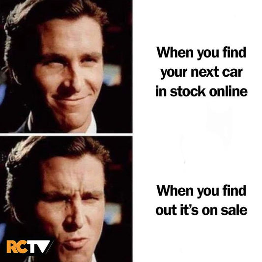 Who's shopping for a new race car?  ✋ 
 #rctvmemes #rccars #rcracing #rctv #rcracingtv