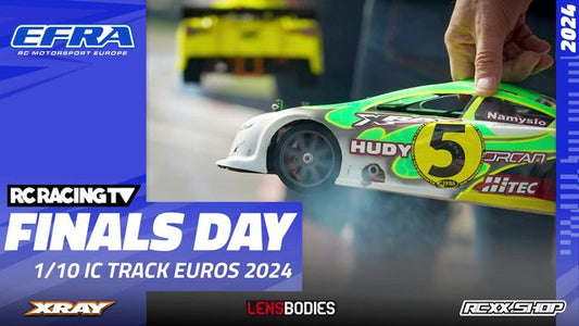 EFRA 1/10 Nitro Track EUROS 2024 - Finals Day!
Finals day action from Model' Club Thionvillois, France!