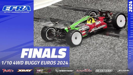 EFRA 1/10 4WD Buggy Euros - Finals Day - LIVE!
EFRA 1/10th 4WD Electric Buggy Euros is decided in Malmo!