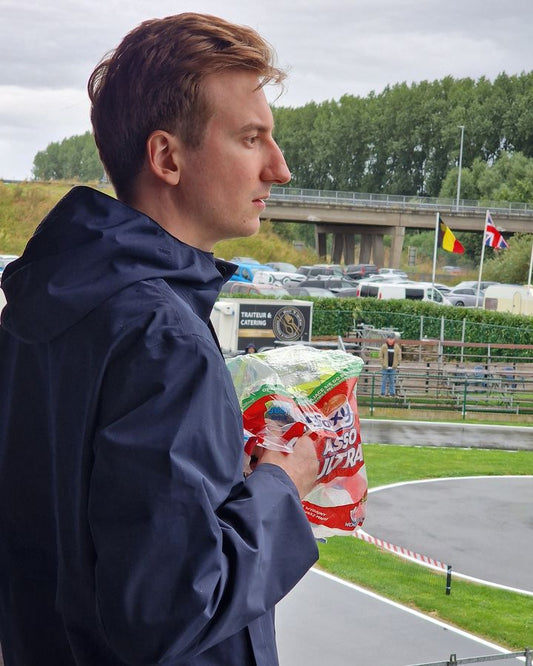 Tell us it's windy and wet without saying it's windy and wet! 
#rcracing