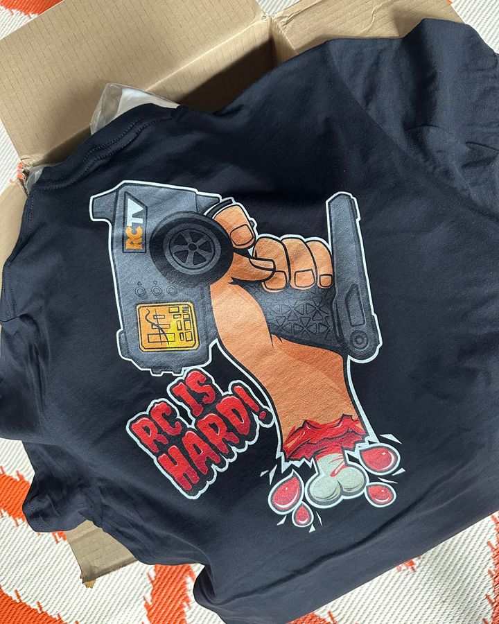 It's not all rainbows and butterflies! RC is *HARD* and we know it! And YOU know you can get a fantastic 13% the 'RC is Hard' shirt* by using the SPOOKY13 code on www.rcracingtv.com/collections!
*of course this limited-time code works for ALL the other R