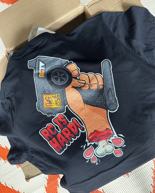 It's not all rainbows and butterflies! RC is *HARD* and we know it! And YOU know you can get a fantastic 13% the 'RC is Hard' shirt* by using the SPOOKY13 code on www.rcracingtv.com/collections!
*of course this limited-time code works for ALL the other R