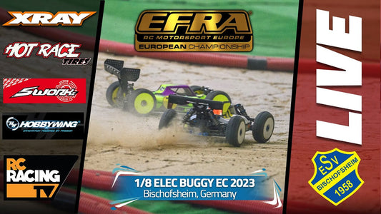 EFRA 1/8th Electric Buggy Championship 2023 - Day 2 - QUALIFYING