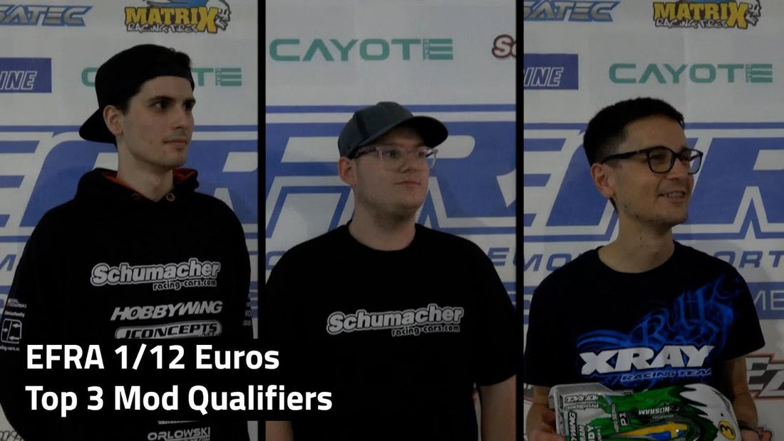 TOP 3 MOD class qualifiers! EFRA 1/12 Electric Track European Championships