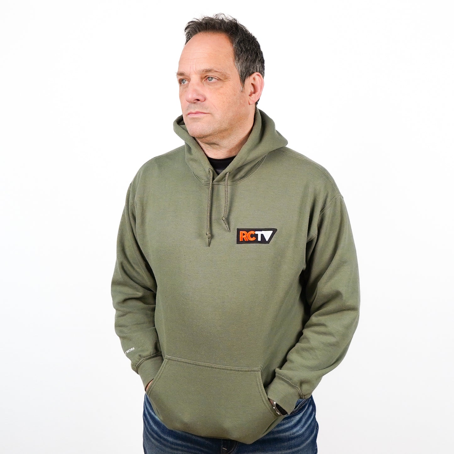 RC IS WORK Hoodie - Olive