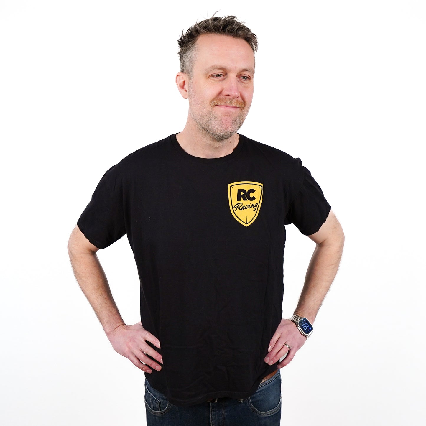 RC Racing Shield Black T