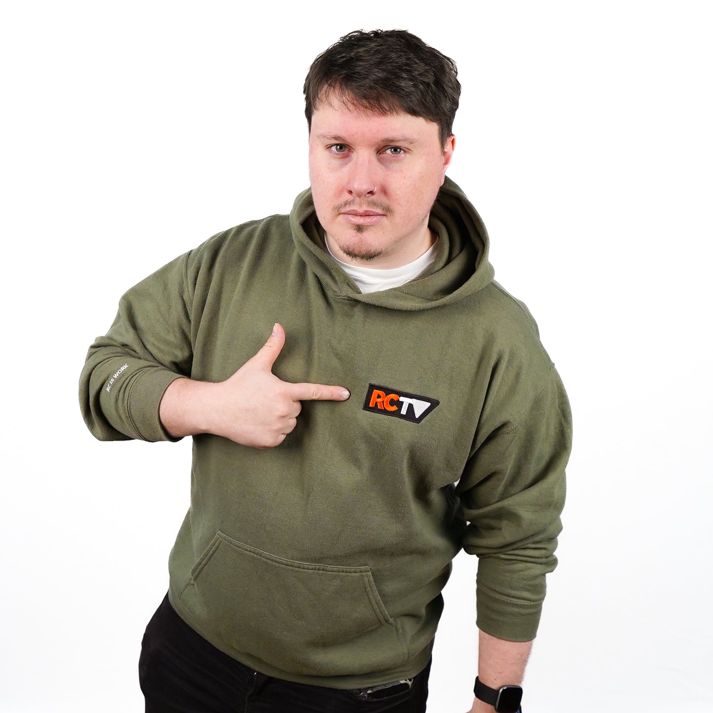 RC IS WORK Hoodie - Olive