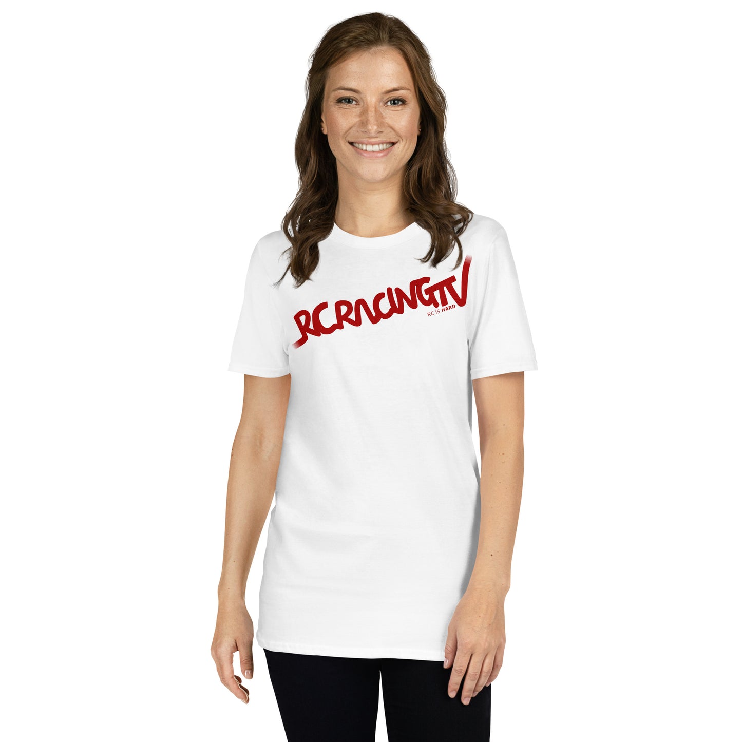 Messy Laps T - Red Script