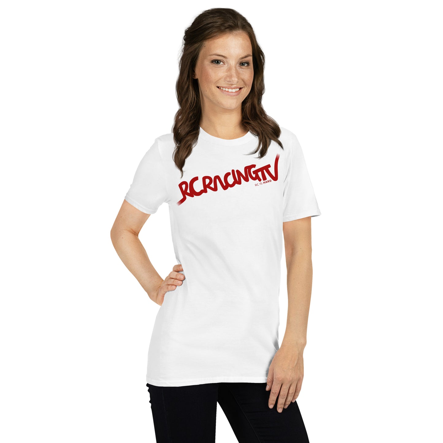 Messy Laps T - Red Script