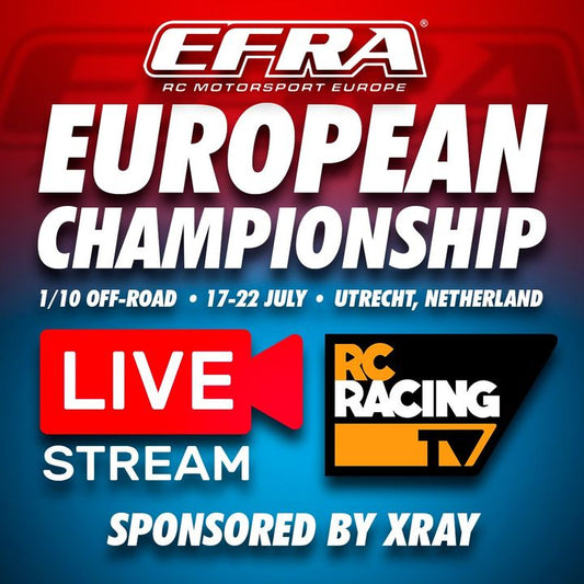 XRAY is helping provide coverage for next week's LIVE broadcast all week 🤩 tune into the 1/10th Buggy European Championship! We'll be live 🔴 from Tuesday! 🎥🎙