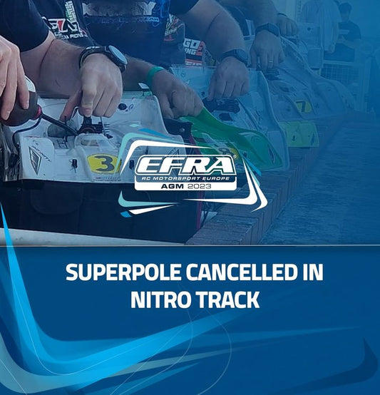 Superpole is dead 💀 and will no longer run in 1/10, 1/8, GT8 nitro ECs after federation section reps vote to promote the top 4 qualifiers directly into the main final
#efraagm