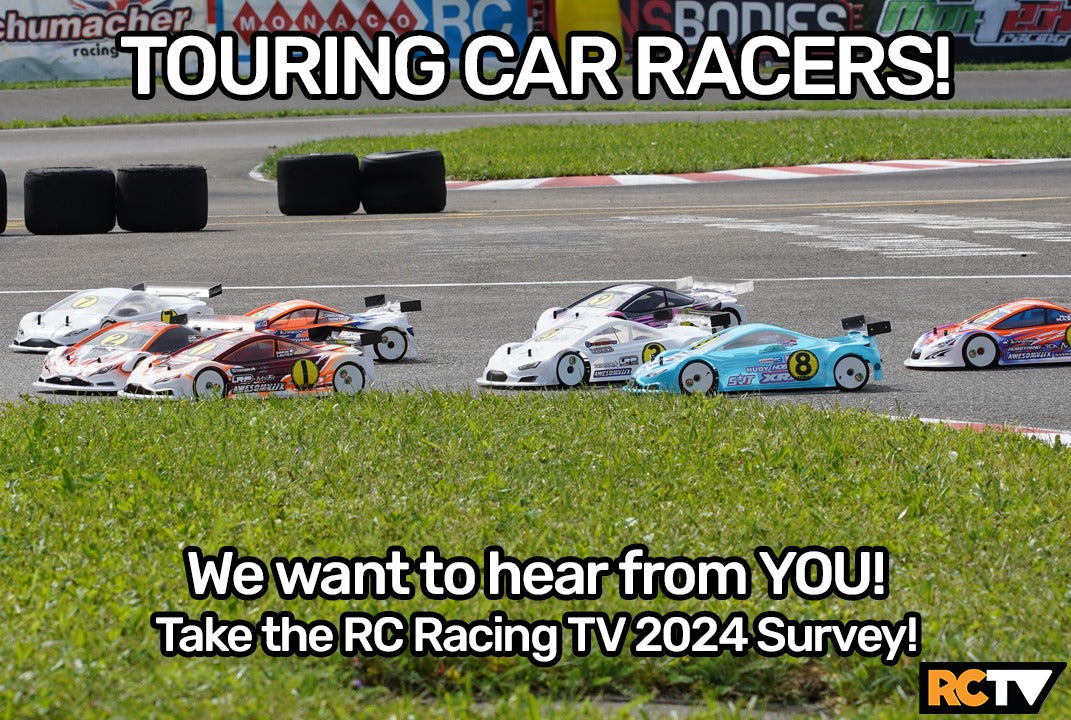 Touring car racers! Heed our call! Please do us this ONE favour to help kick off 2024: SHARE the RC Racing TV survey with your RC and racing friends! http://rctv.news/24survey

We want to hear from RC fans around the world so we know what YOU want to see