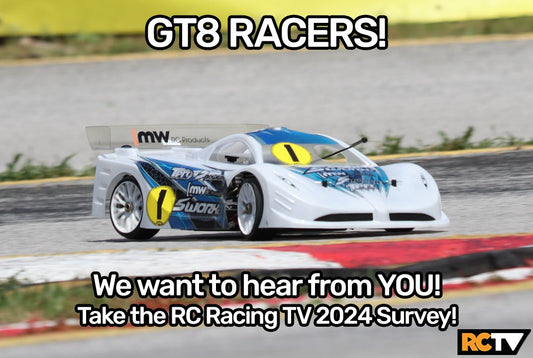 #GT8 racers! Do us ONE favour to help kick off 2024: SHARE the RC Racing TV survey with your RC and racing friends! http://rctv.news/24survey 

We want to hear from RC fans around the world so we know what YOU want to see on RC Racing TV live broadcasts!