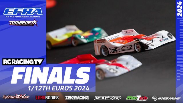 ToniSport.de brings you this livestream of FINALS DAY // 
Join the RC Racing TV team LIVE from Messina, Sicily, for the EFRA 1/12th Track European Championship! Featuring the fastest carpet racers in Europe, the action will be intense all weekend! 
Your c