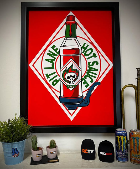 Tell us a better way to brighten up your RC garage than this awesome PIT LANE HOT SAUCE poster from RCTV! Also available as a T-shirt in sizes up to 5XL! See the links in the first comment to get yours! 👇