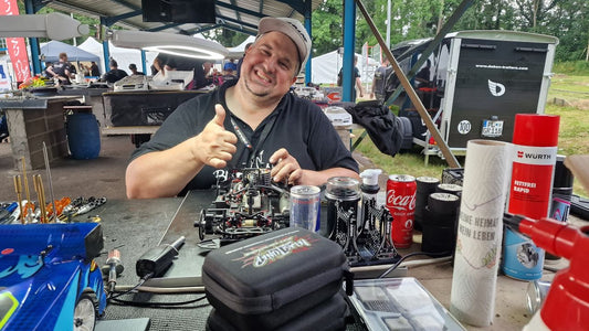 Shoutout to one of our Austrian mates Werner Spannbruckner for providing Frank some much-needed sustenance at the recent 1/10th IC Track Euros: Mezzo Mix and more!