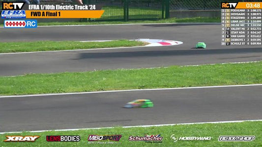 EFRA MonacoRC 1/10th Electric Track Euros - Finals Day - LIVE!

It's Finals Day in Roeselare, Belgium for all three classes of the 1/10 Electric Track Euros 
Don't forget, take our discount code "Summer10" to https://monacorc.com/ for all your RC needs!