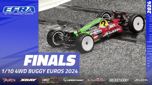 EFRA 1/10 4WD Buggy Euros - Finals Day - LIVE!

EFRA 1/10th 4WD Electric Buggy Euros is decided in Malmo!