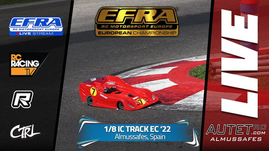 EFRA 1/8th IC Track Euros 2022 - LIVE - Thursday Practice and Qualifying