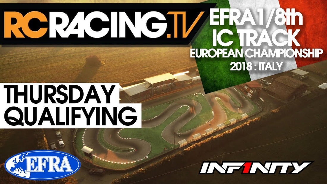 EFRA 1/8th Track Euros - Thursday, Qualifying - LIVE