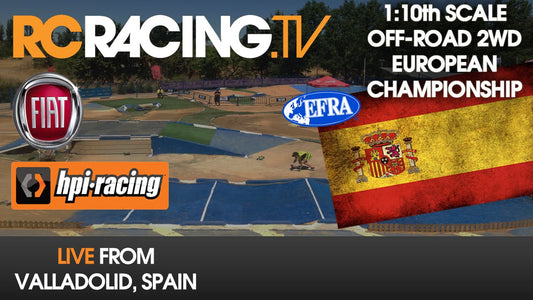 EFRA 1/10th 2WD Off Road Euros 2016 - Tuesday Qualifying - Live