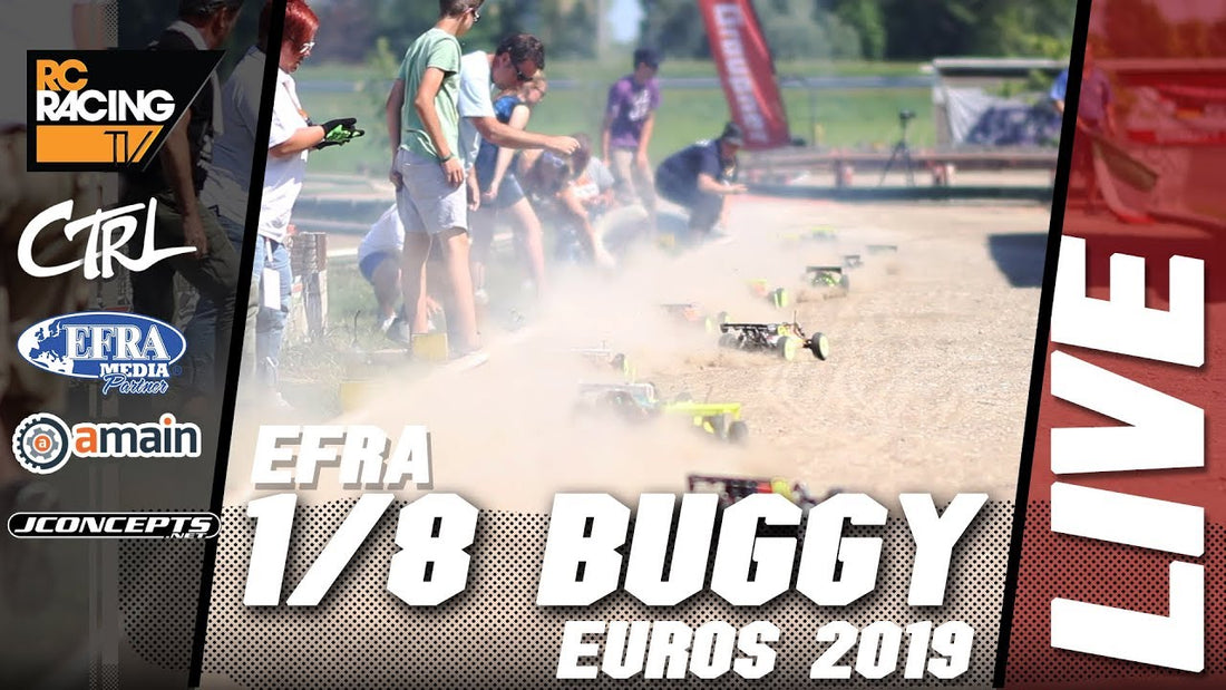 EFRA 1/8th Off Road Euros - Friday Qualifying and Lower Finals - LIVE