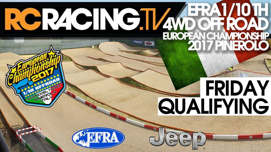 EFRA 1/10th 4WD Off Road Euros 2017 - Friday Qualifying - Live