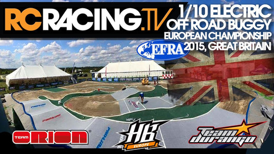 EFRA 1/10th 2WD Off Road Euros 2015- Monday Practice - Live!