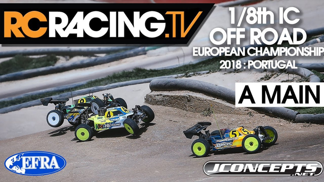 EFRA 1/8th Off Road Euros - A Main Final 2018