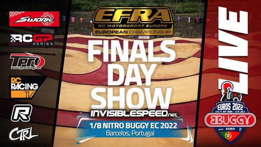 EFRA 1/8th Nitro Buggy Euros 2022 - Finals Show!!