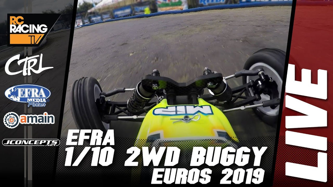 EFRA 1/10th 2WD Off Road Euros 2019 - Wednesday - FINALS DAY - LIVE!