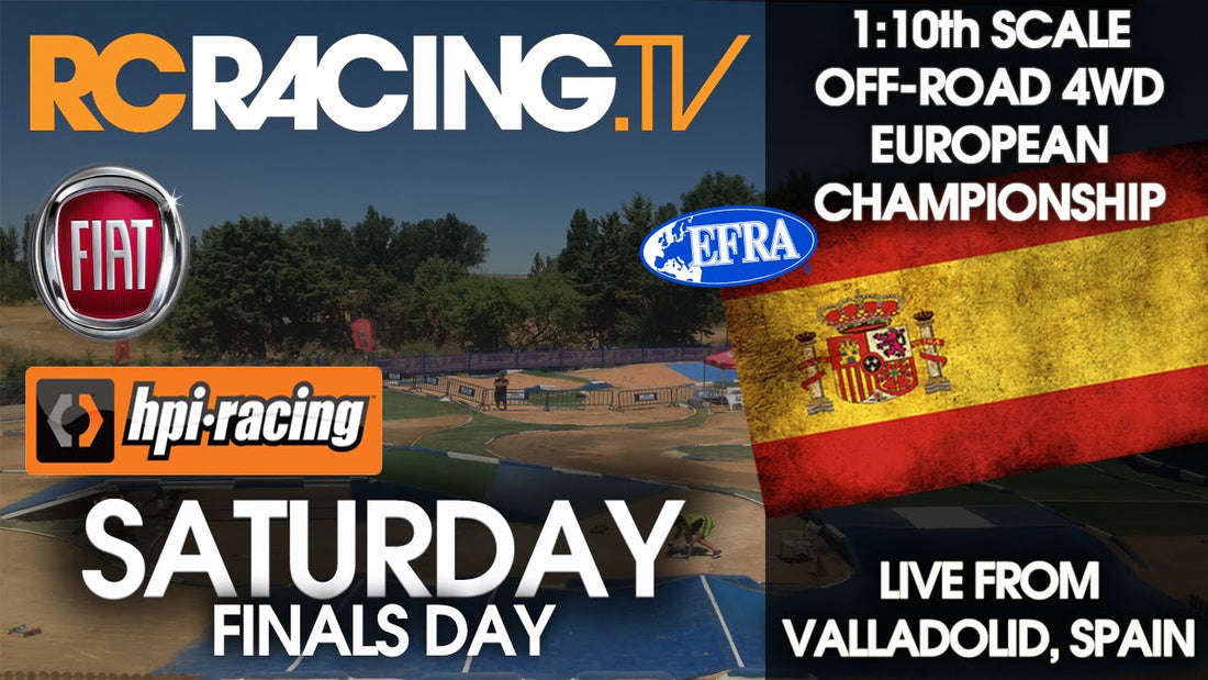 EFRA 1/10th 4WD Off Road Euros 2016 - Saturday - Finals Day - Live