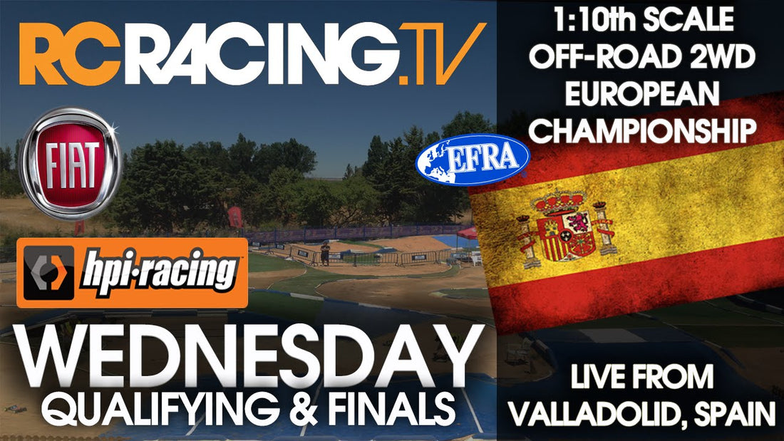 EFRA 1/10th 2WD Off Road Euros 2016 - Wednesday - Finals Day - Live