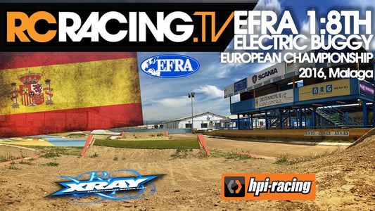 EFRA 1/8th Electric Buggy Euros 2016 - Sunday - Finals Day