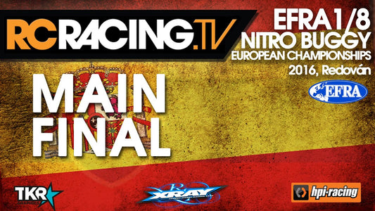 EFRA 1/8th Off Road Euros 2016 - The "A" Main Final!