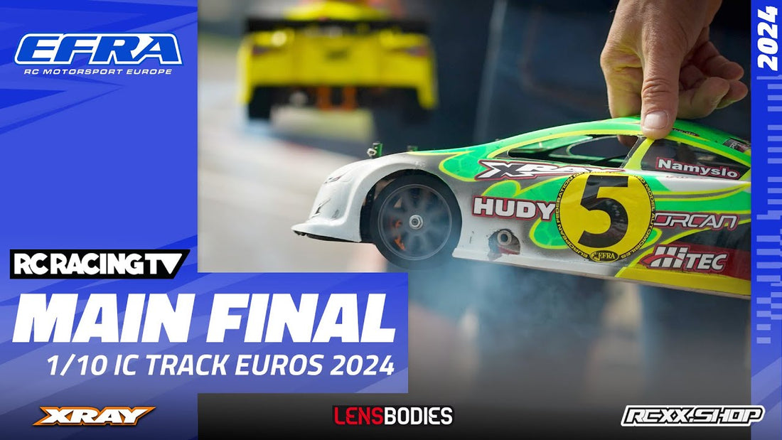 EFRA 1/10TH IC TRACK EUROS Main Final // 45-minute Nitro RC Touring Car European Championship!