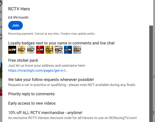 RCTV Hero Sticker Pack