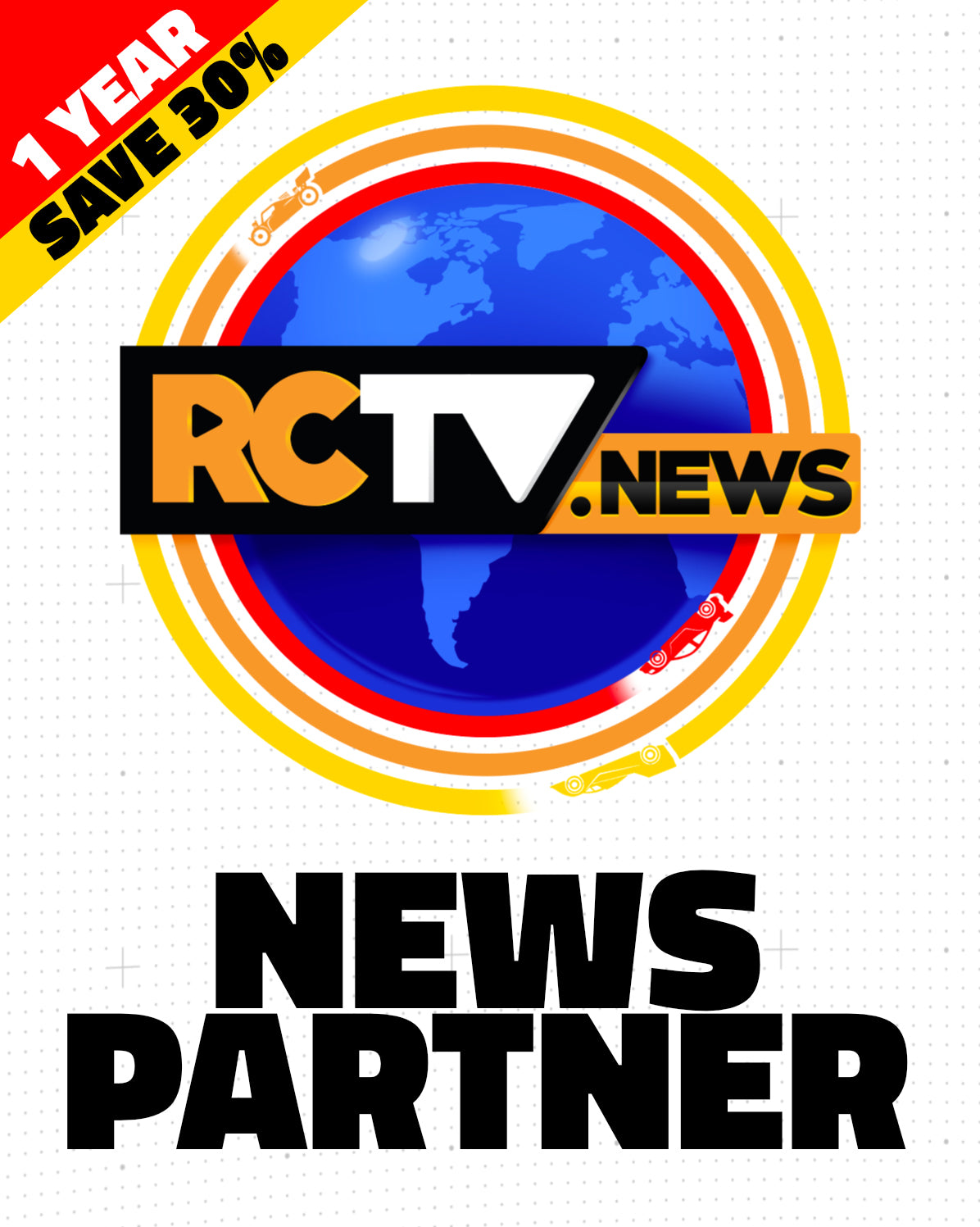 RCTV News Partner - 1 year Save 30%