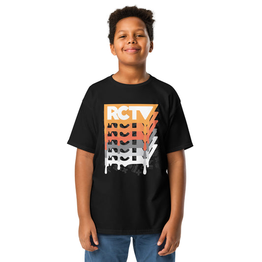 RCTV Team Youth Shirt - Black & Orange