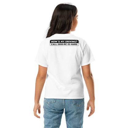 RCTV Team Youth Shirt - White & Blue