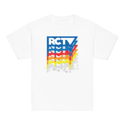 RCTV Team Youth Shirt - White & Blue