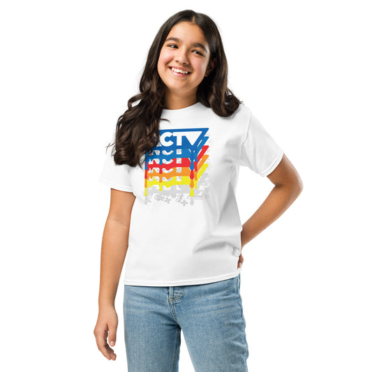 RCTV Team Youth Shirt - White & Blue
